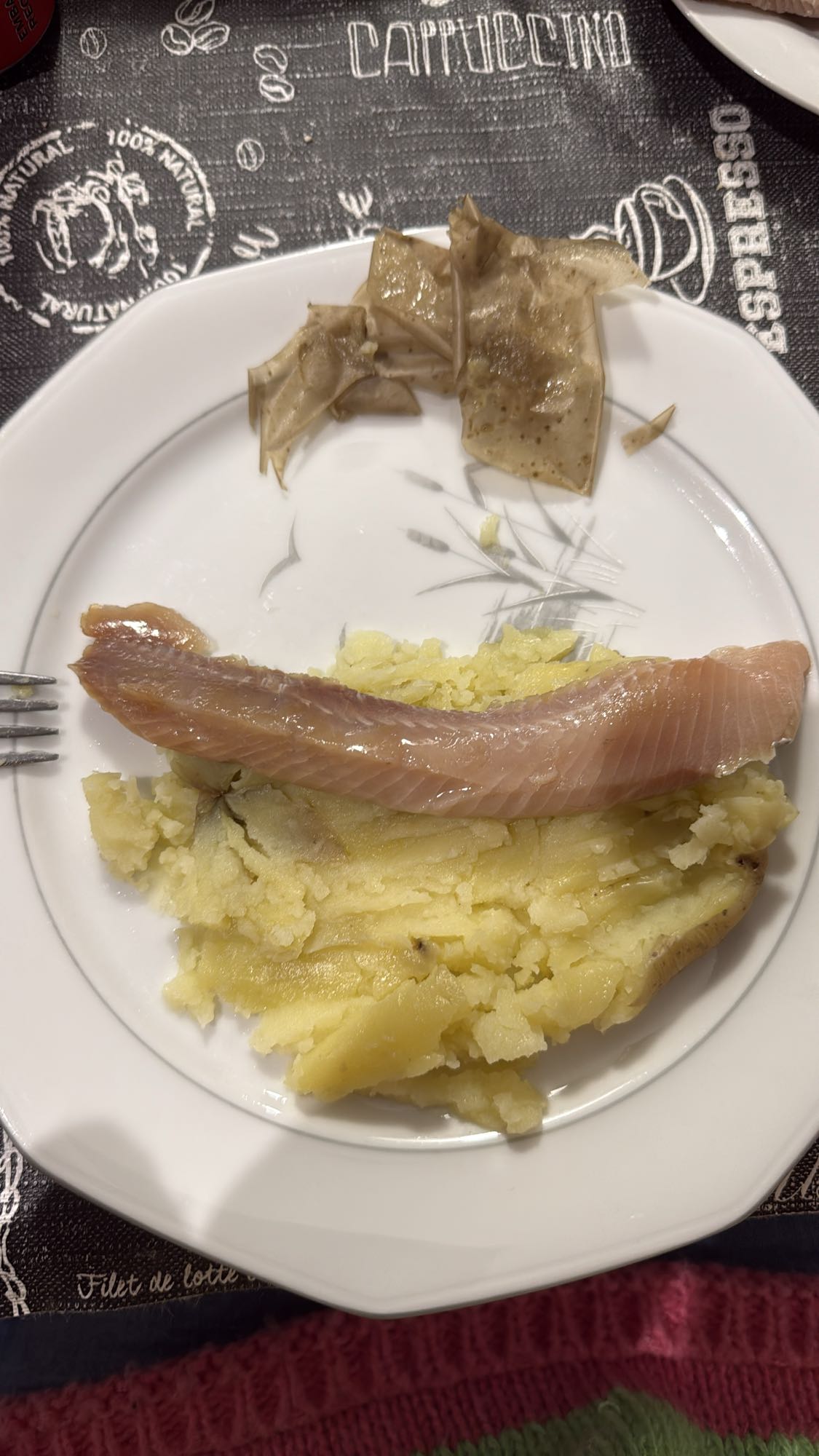 Filet de poisson et pommes