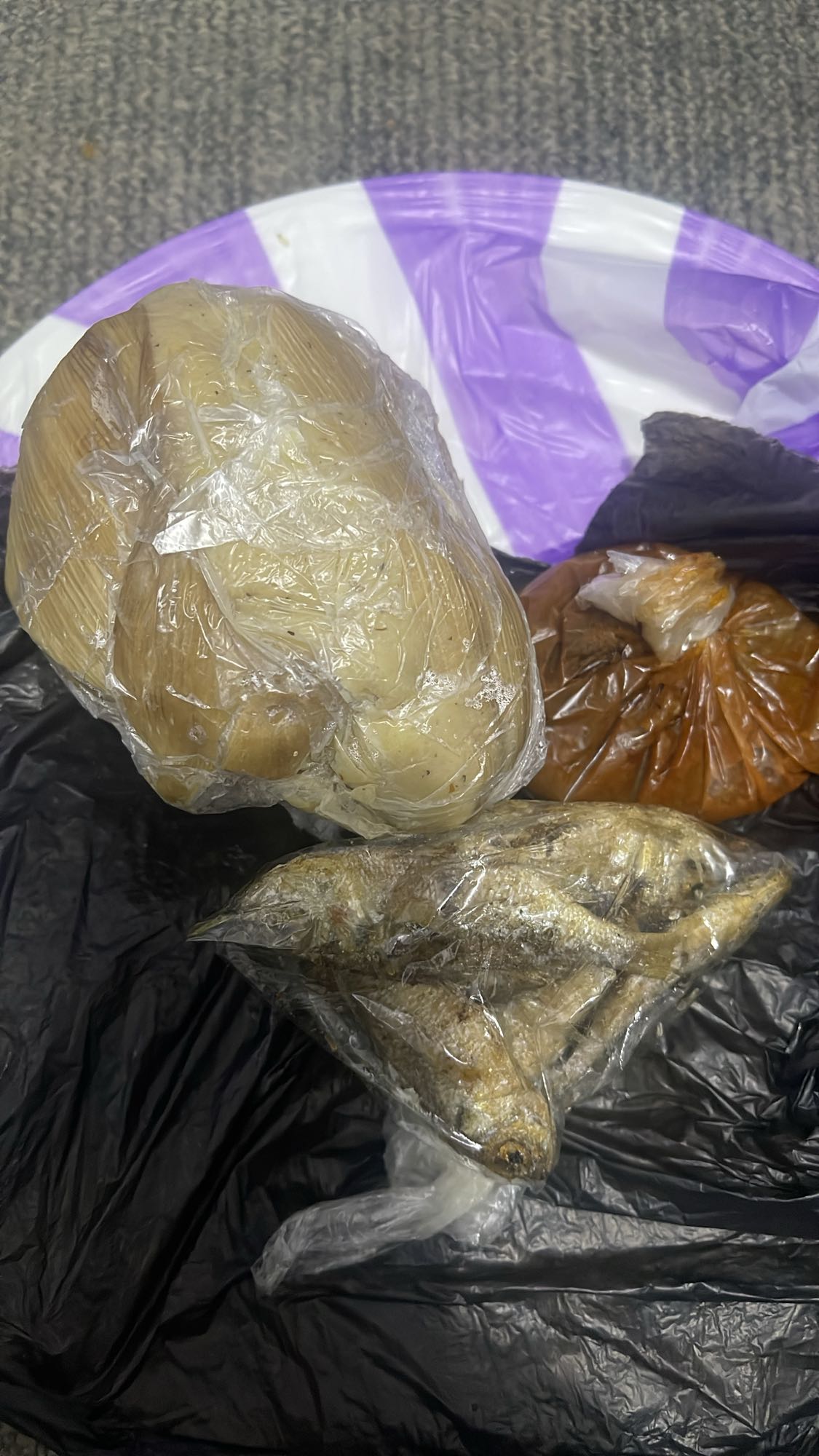 Pounded Yam with Fish