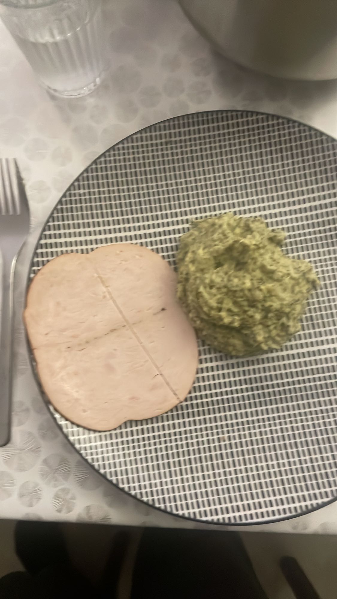 Dinde et purée d'épinards