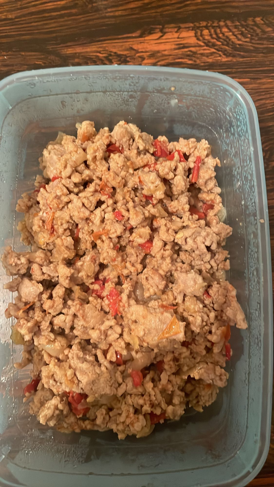 Viande hachée aux légumes