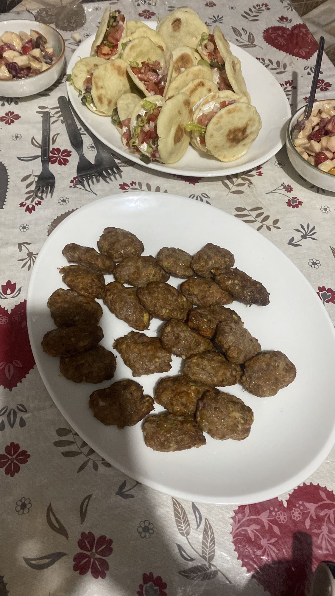 Kefta et mini pains