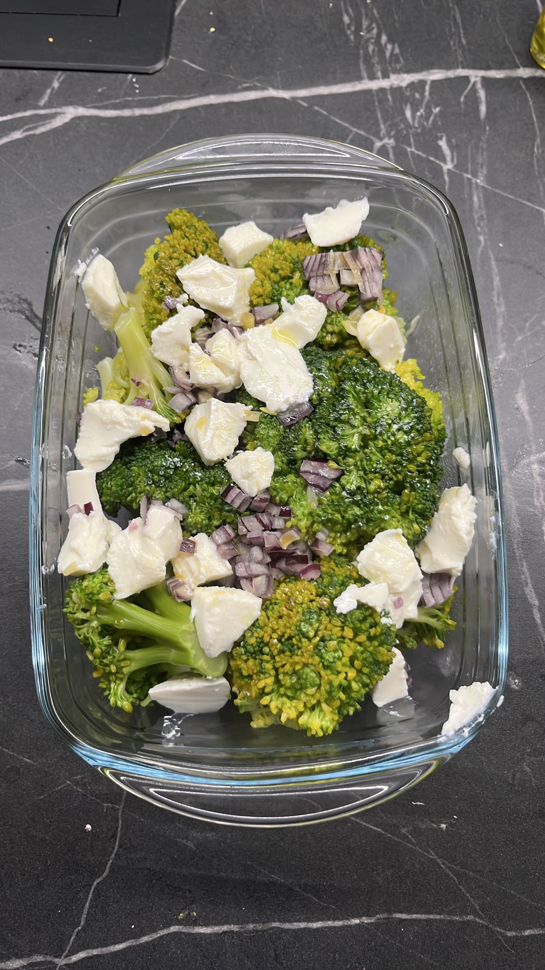 Brokuły z mozzarellą