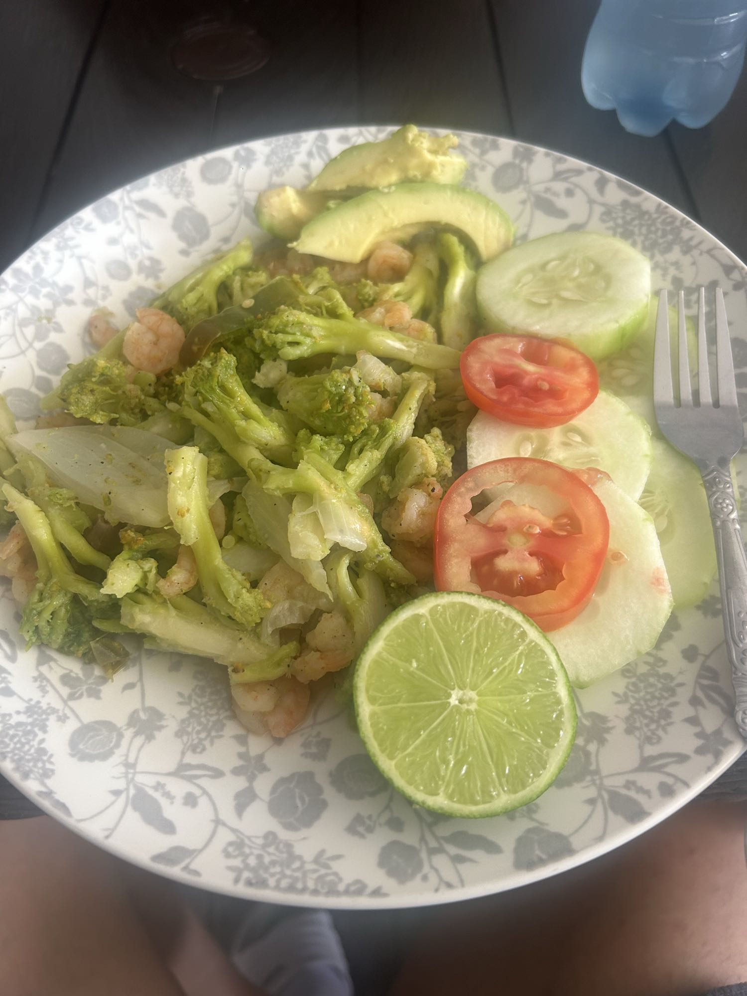 Ensalada de camarones