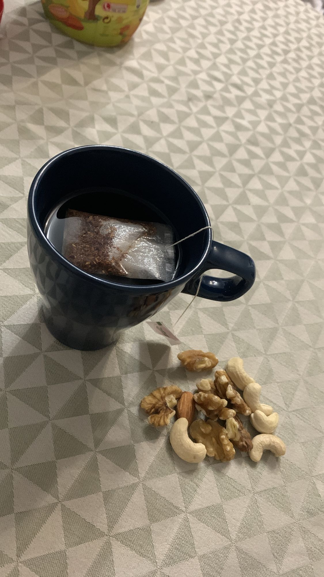 Té con frutos secos