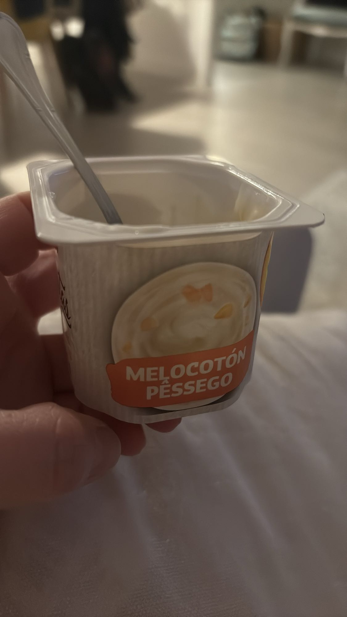 Yogur de melocotón