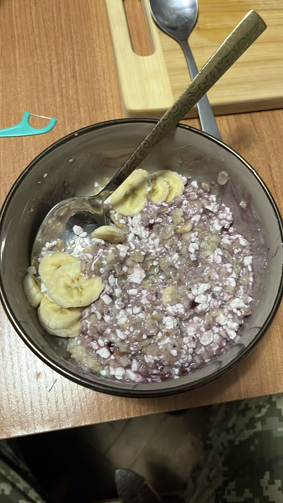 Гречневая каша с бананом