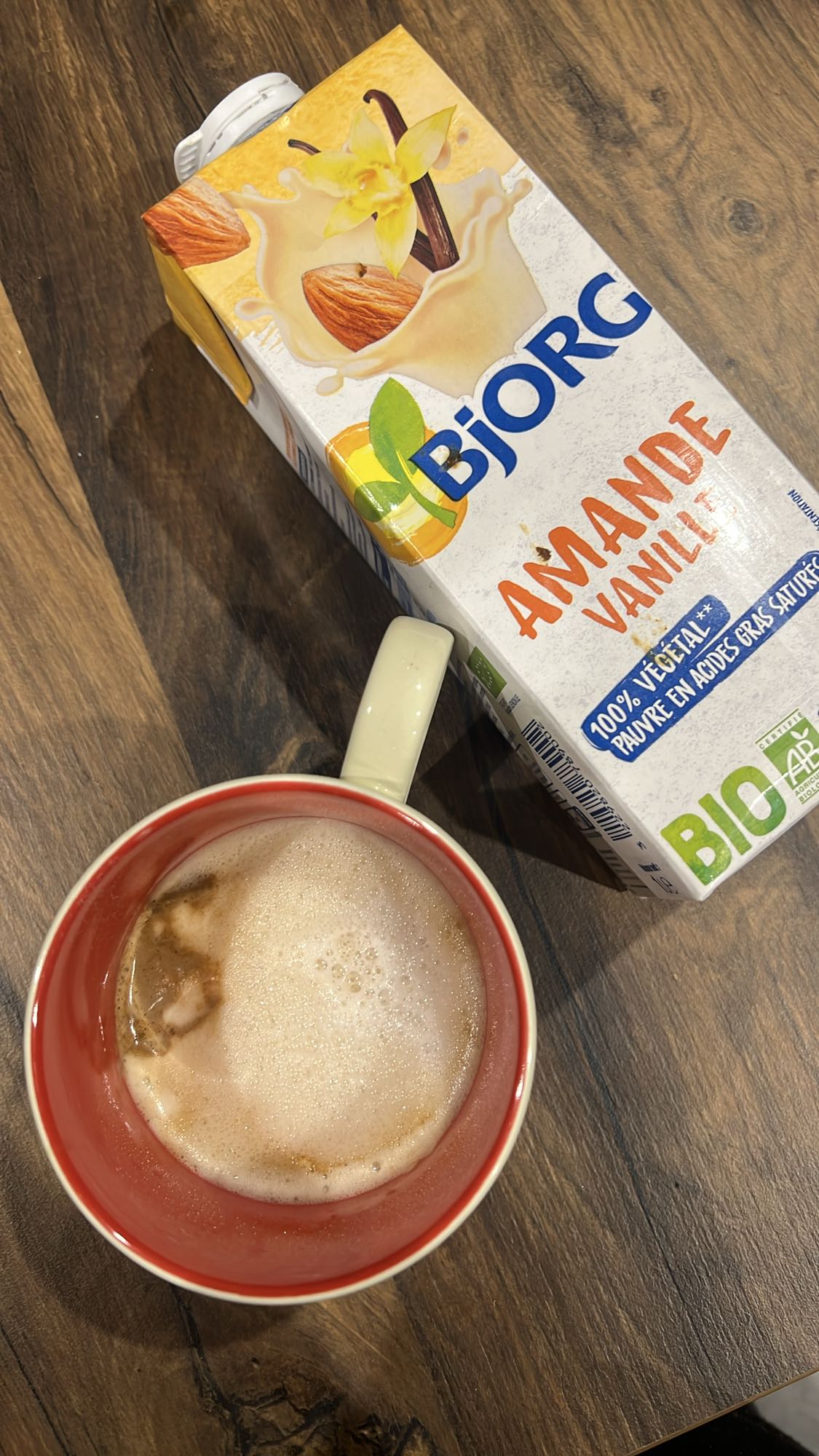 Lait d'amande vanille