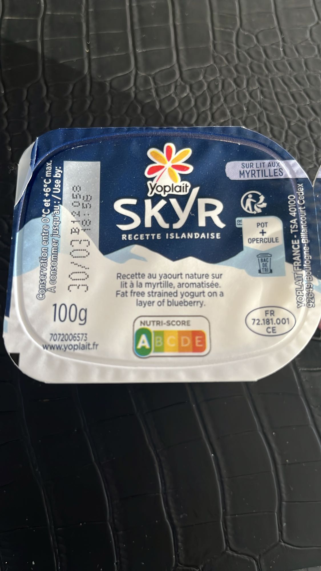 Skyr myrtilles