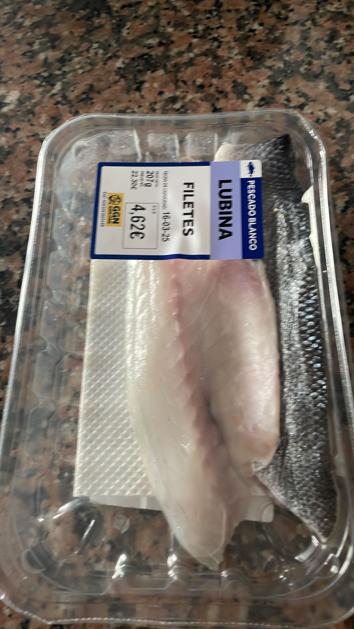 Filetes de lubina