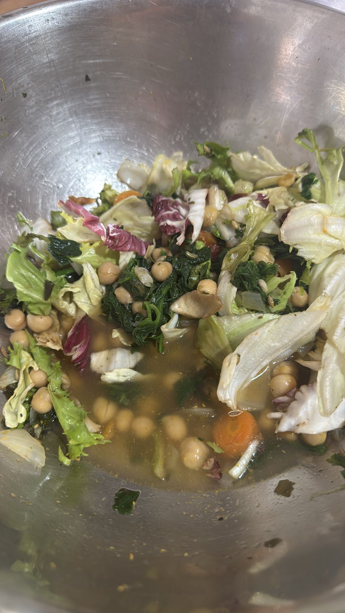 Chickpea Salad Soup