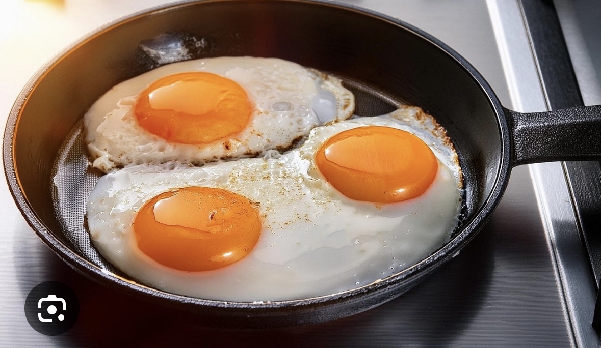 Жареные яйца