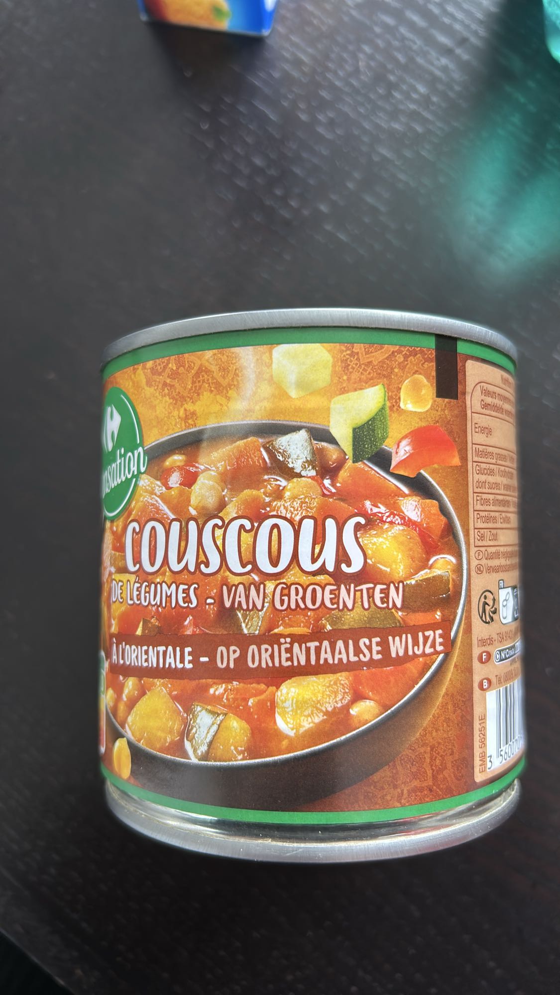 Couscous de légumes