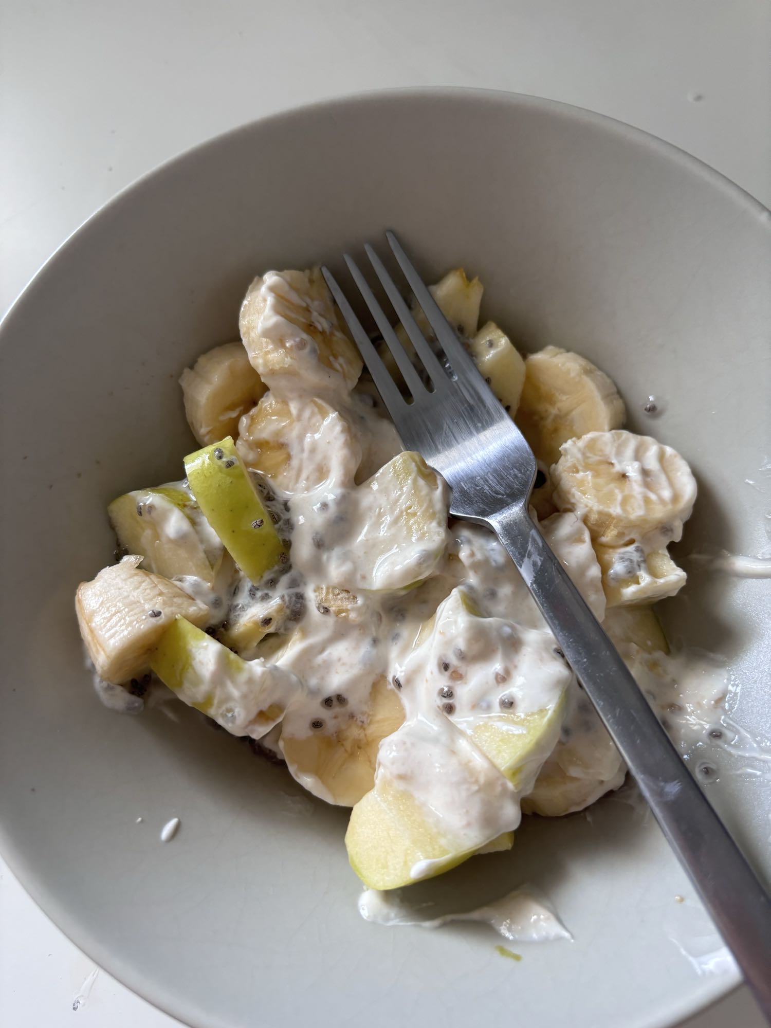 Ensalada de frutas con yogur