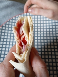 Wrap au jambon et fromage