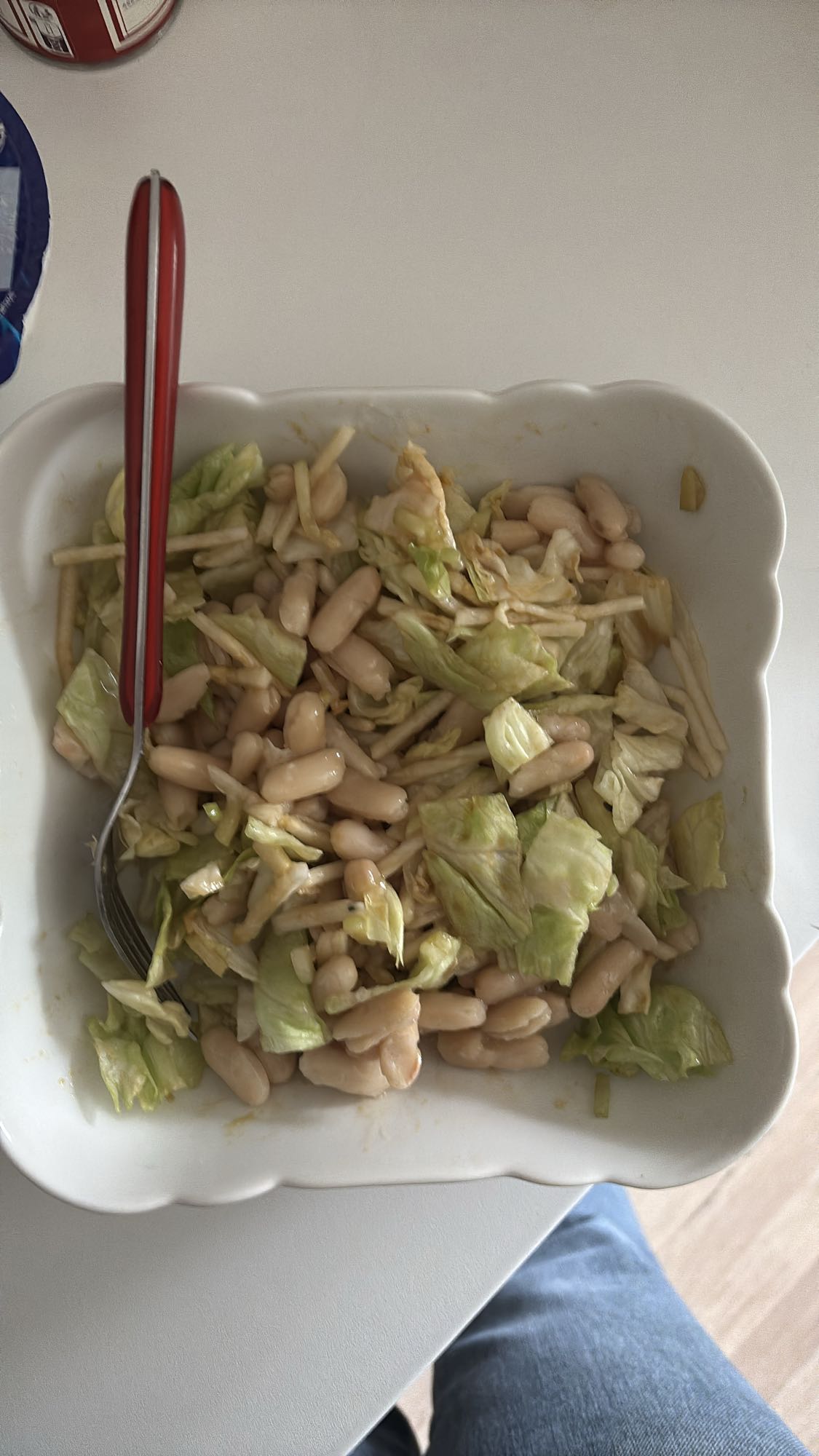 Salade de haricots blancs