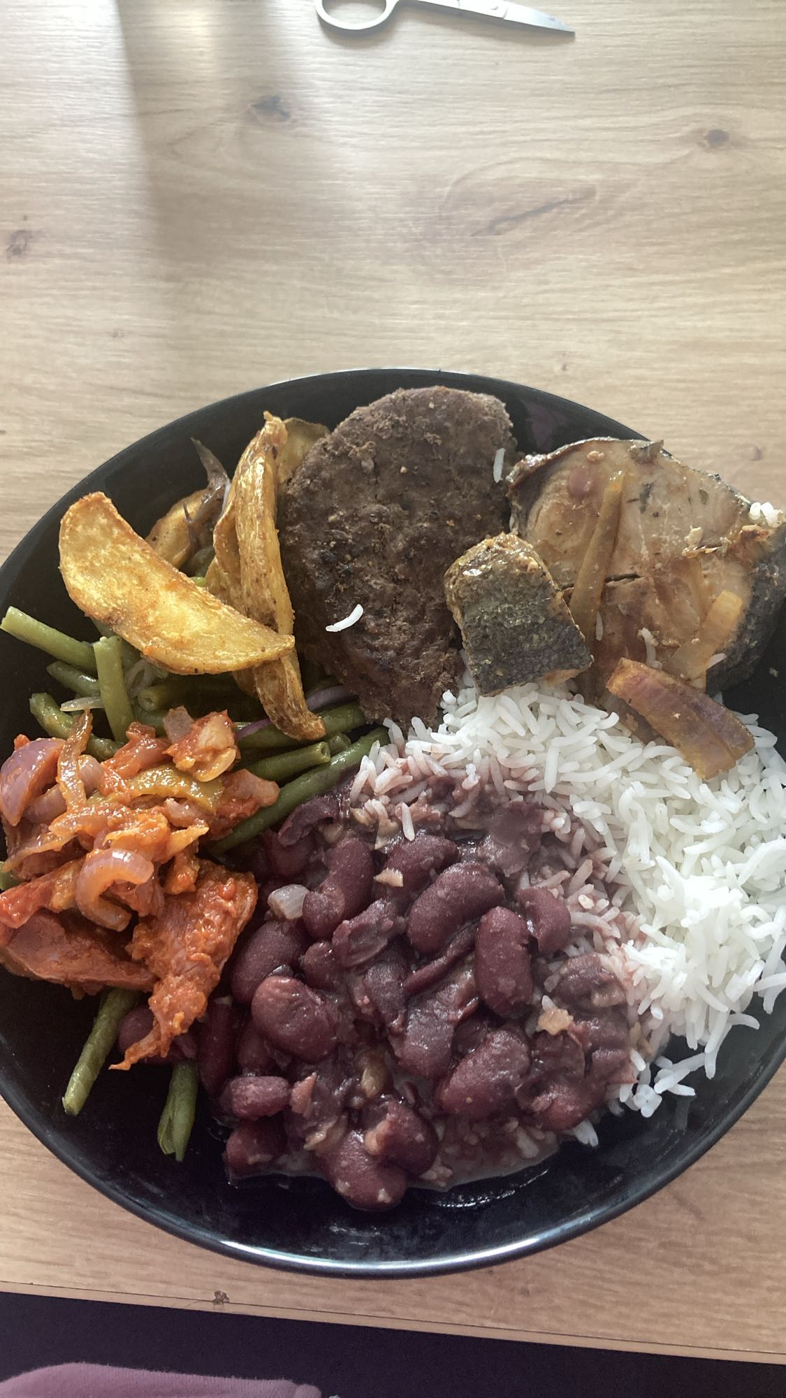 Assiette complète maison