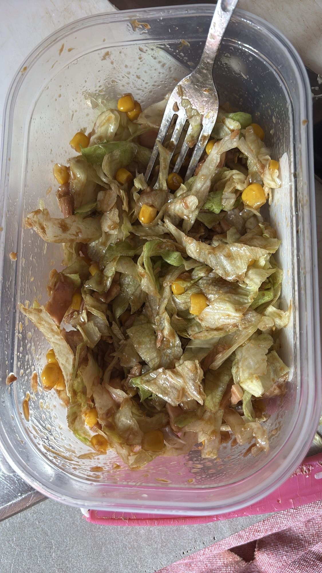 Lettuce Corn Salad