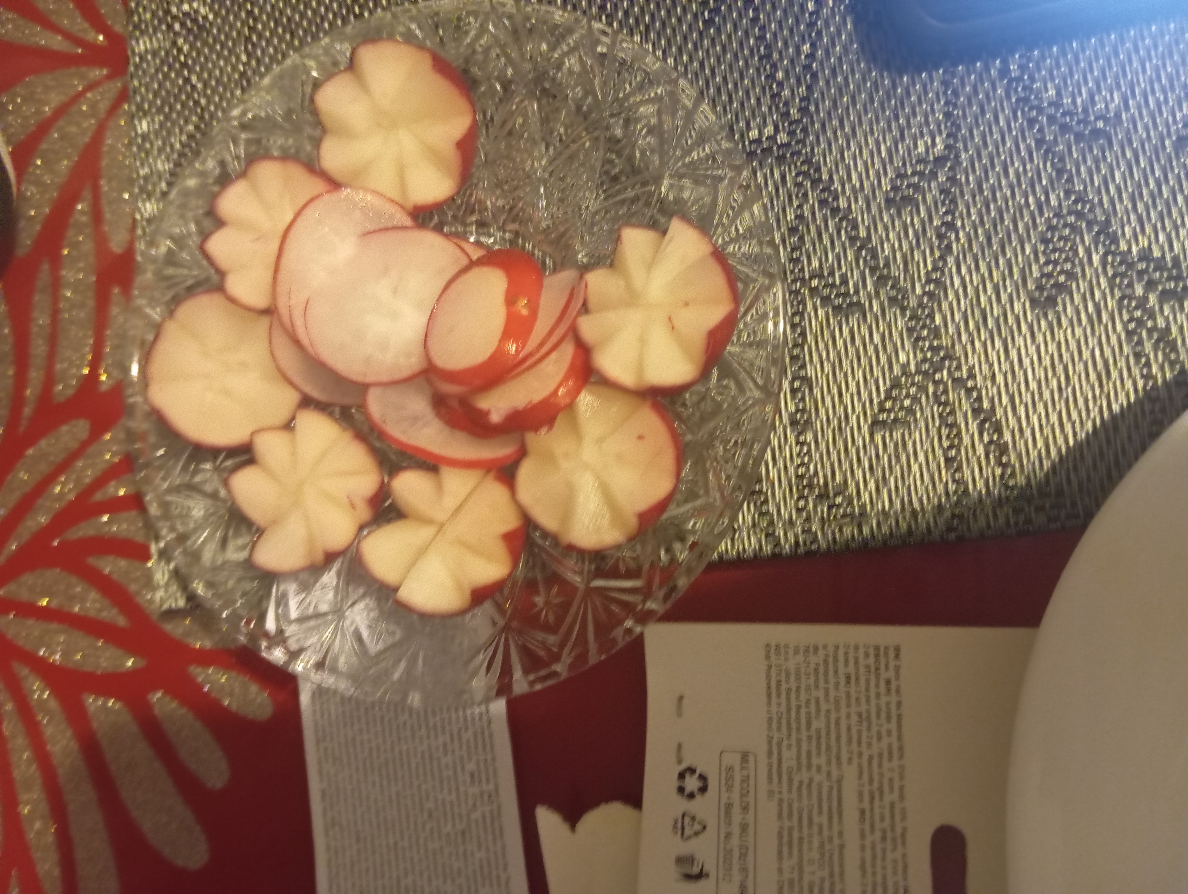 Sliced Radish Snack