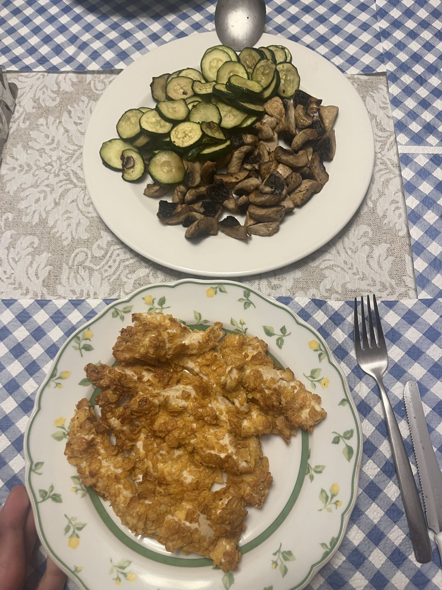 Crispy Chicken with Veggies