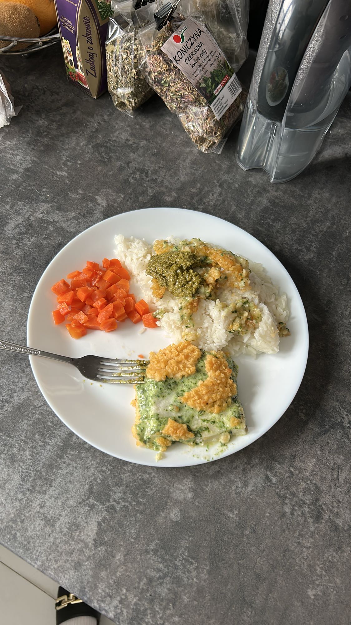 Ryż z rybą i warzywami