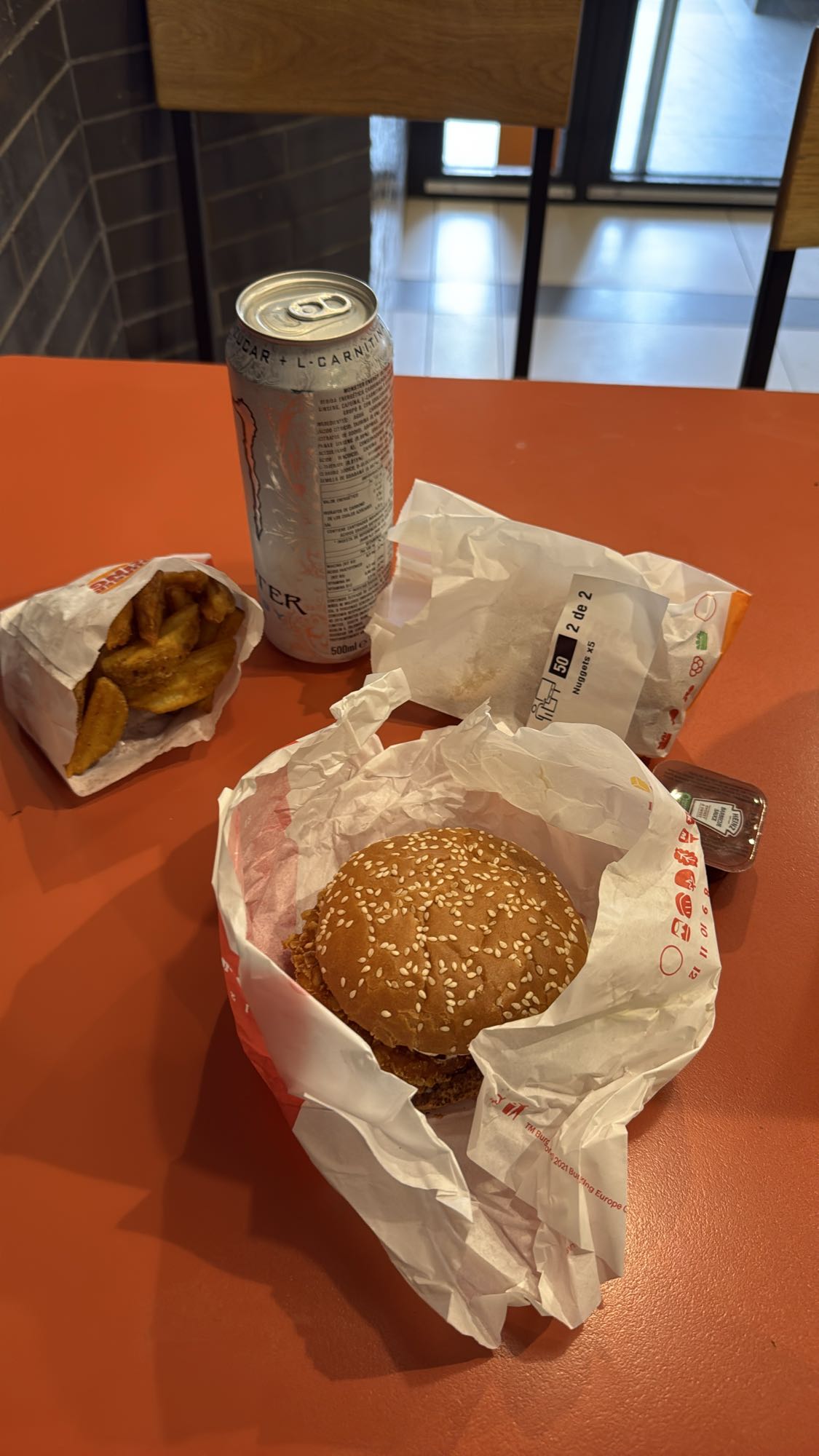 Combo de hamburguesa