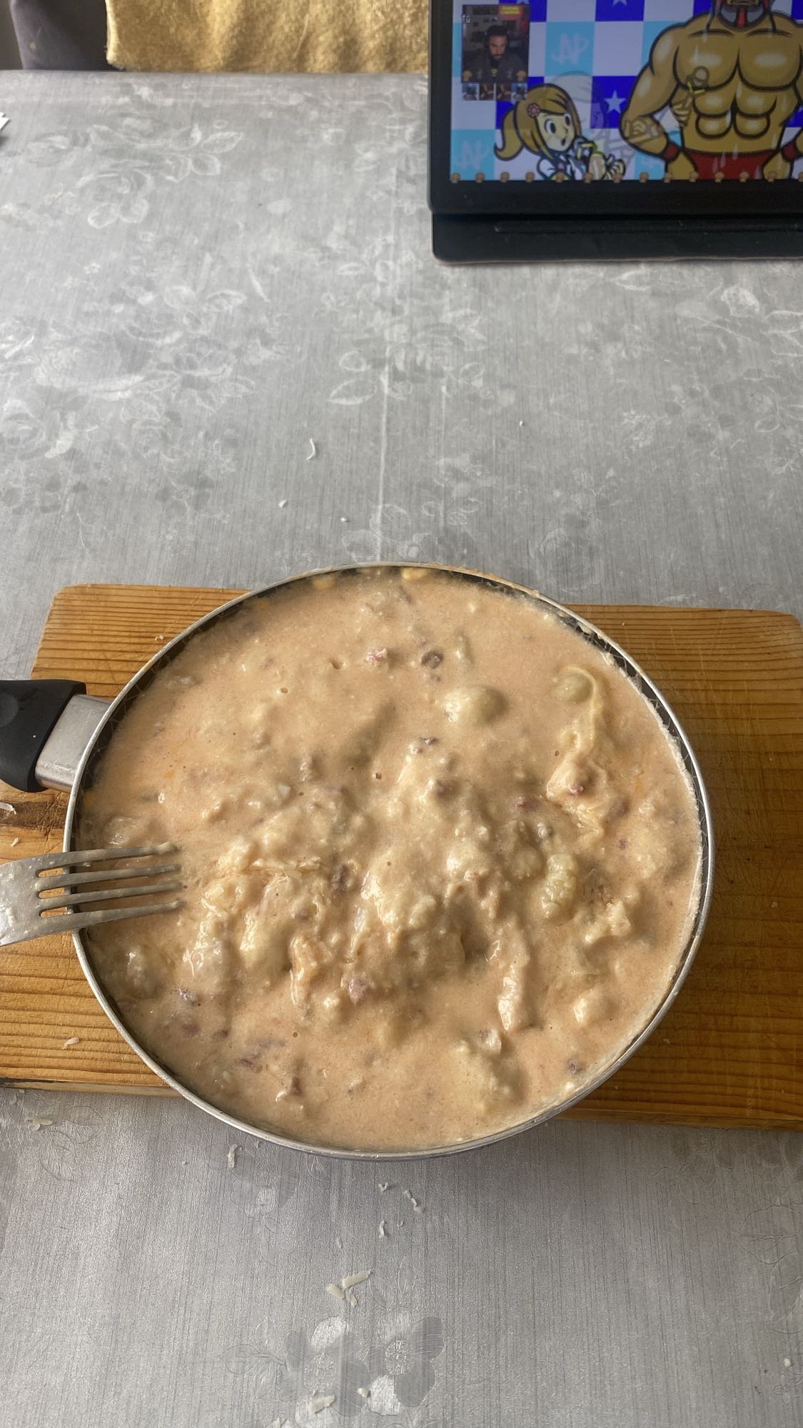 Guiso cremoso casero