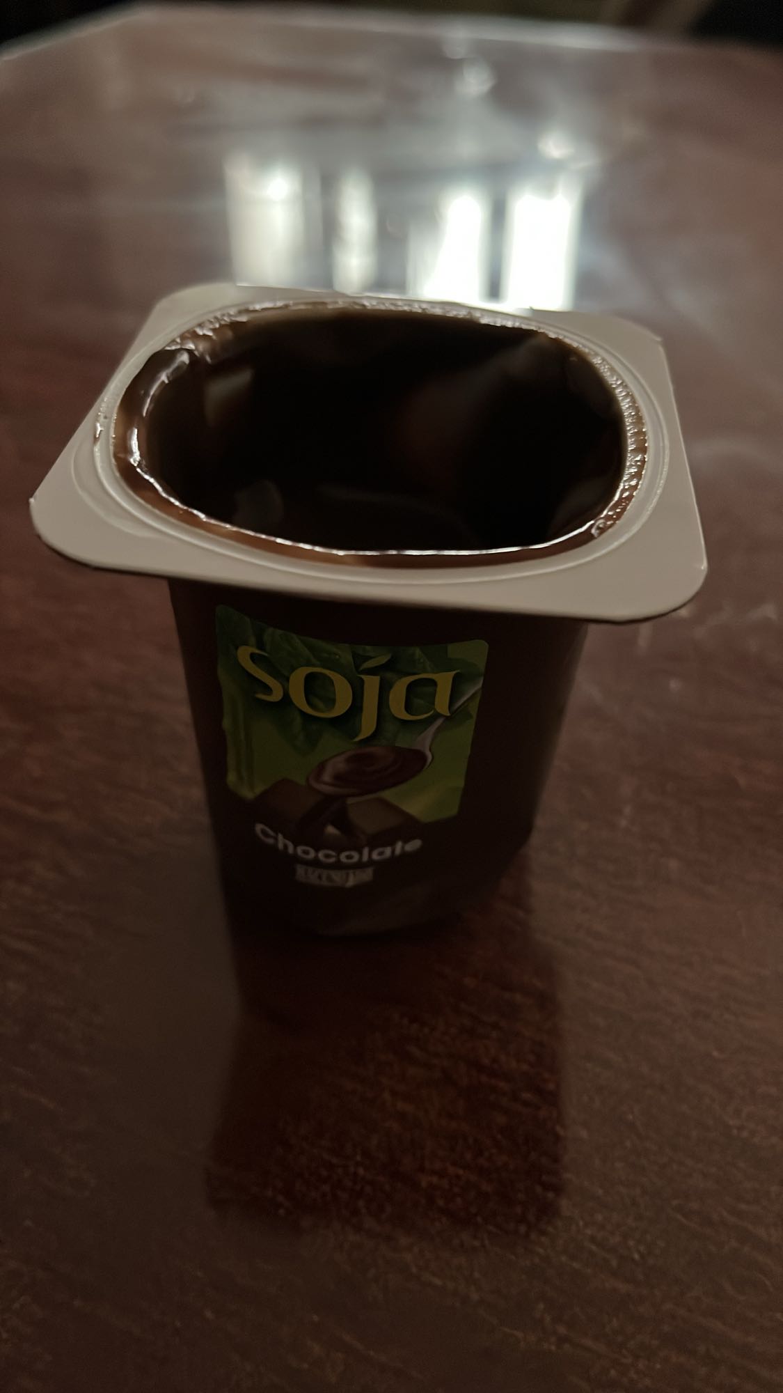 Pudín de soja chocolate