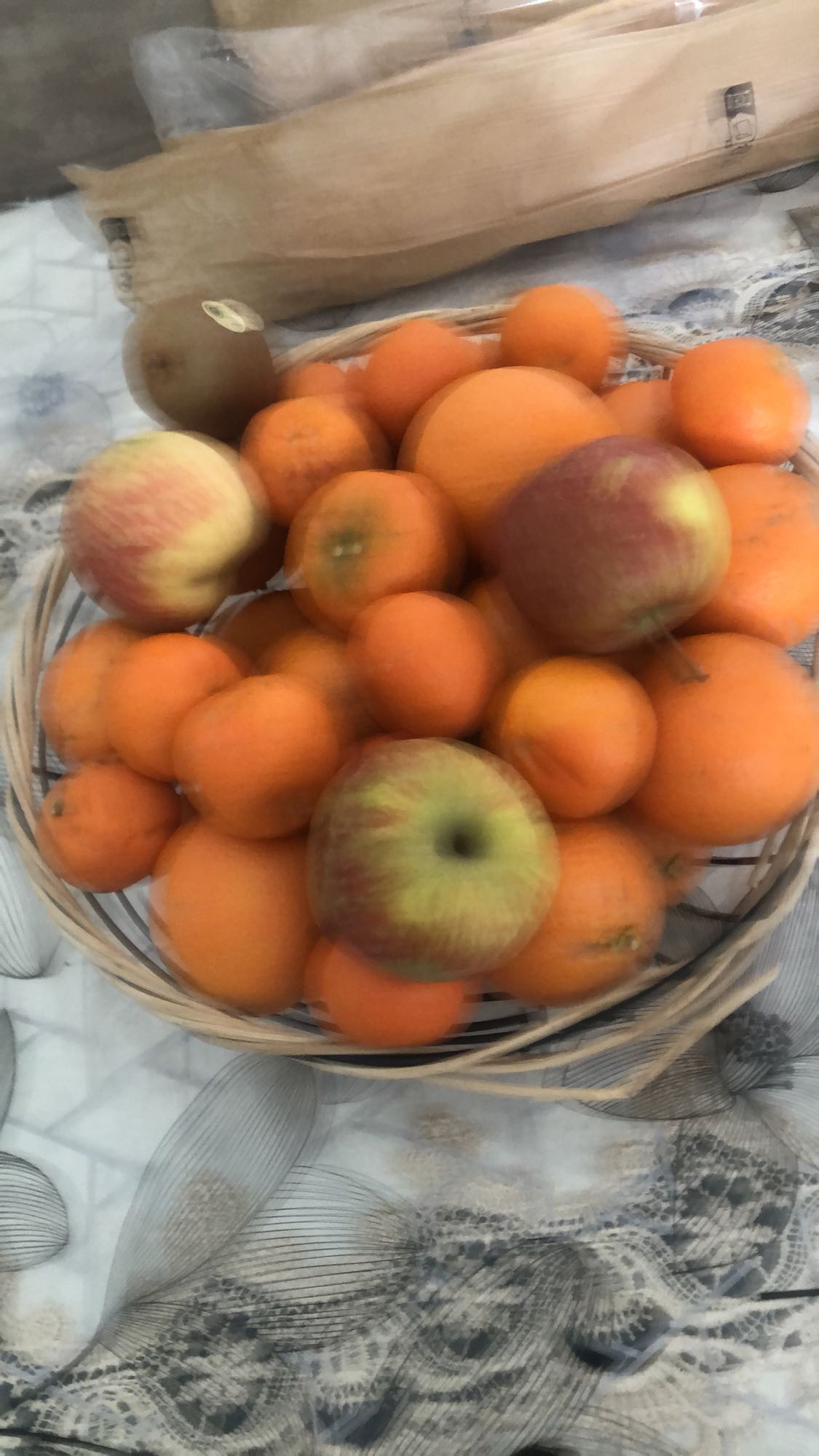 Panier de fruits frais