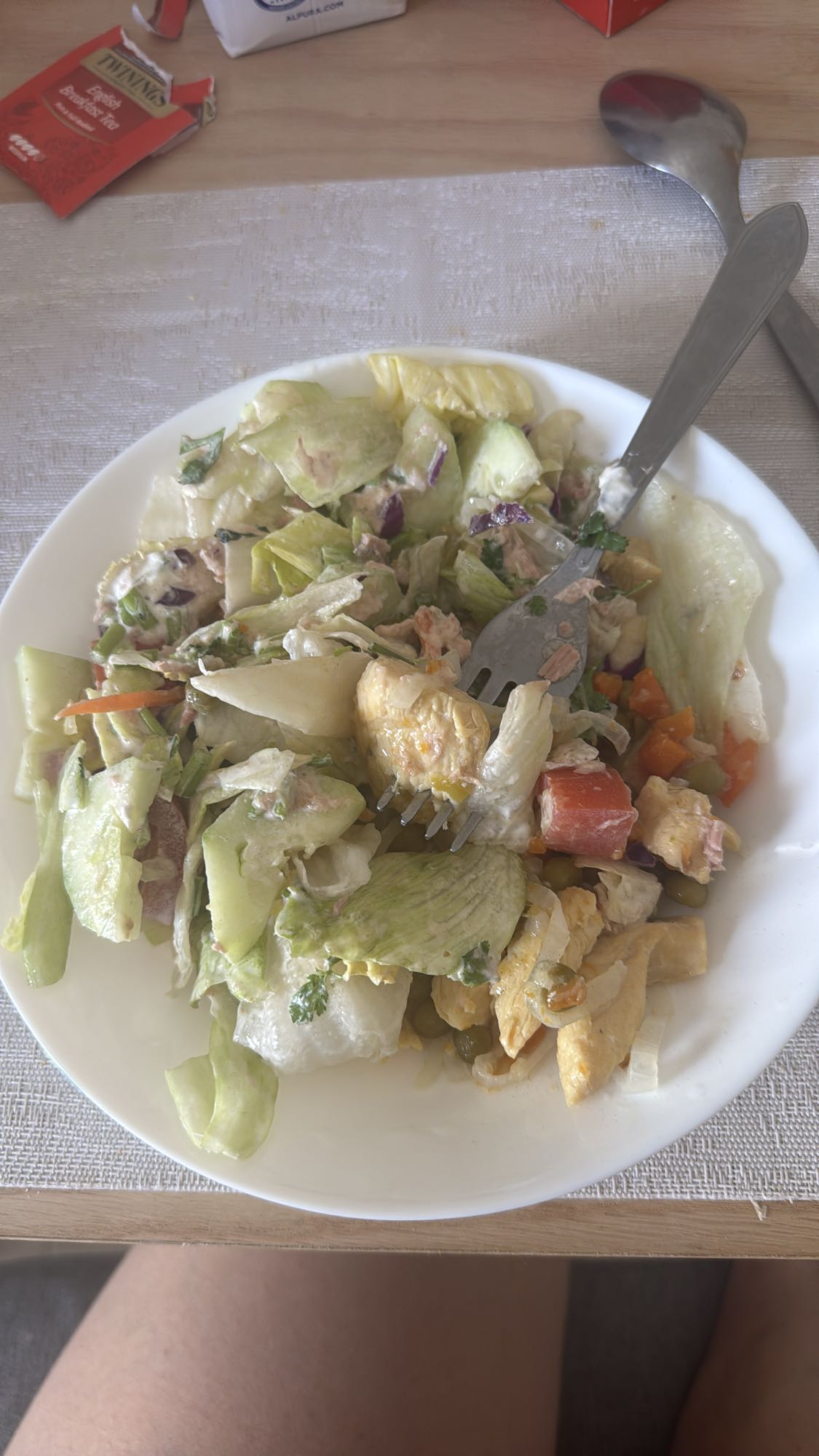 Салат с курицей