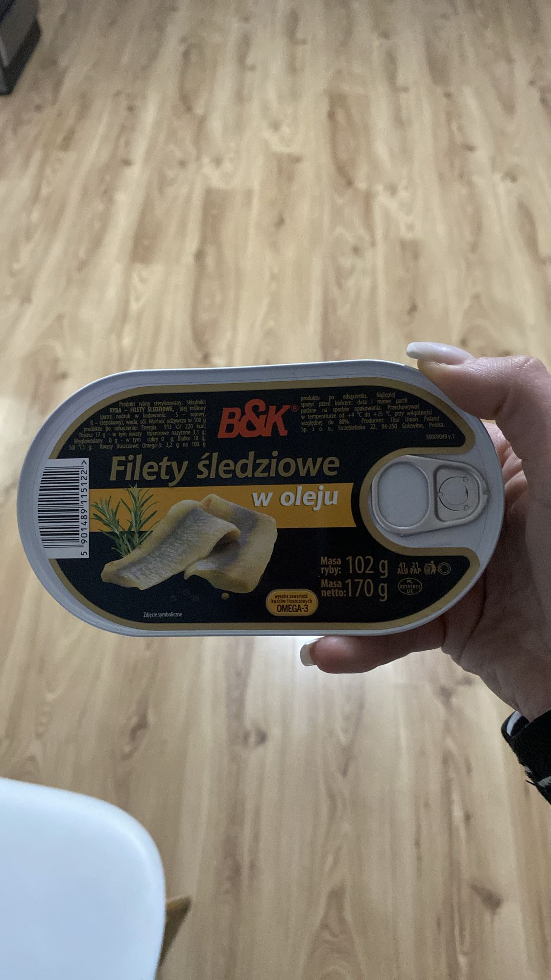 Filety śledziowe w oleju