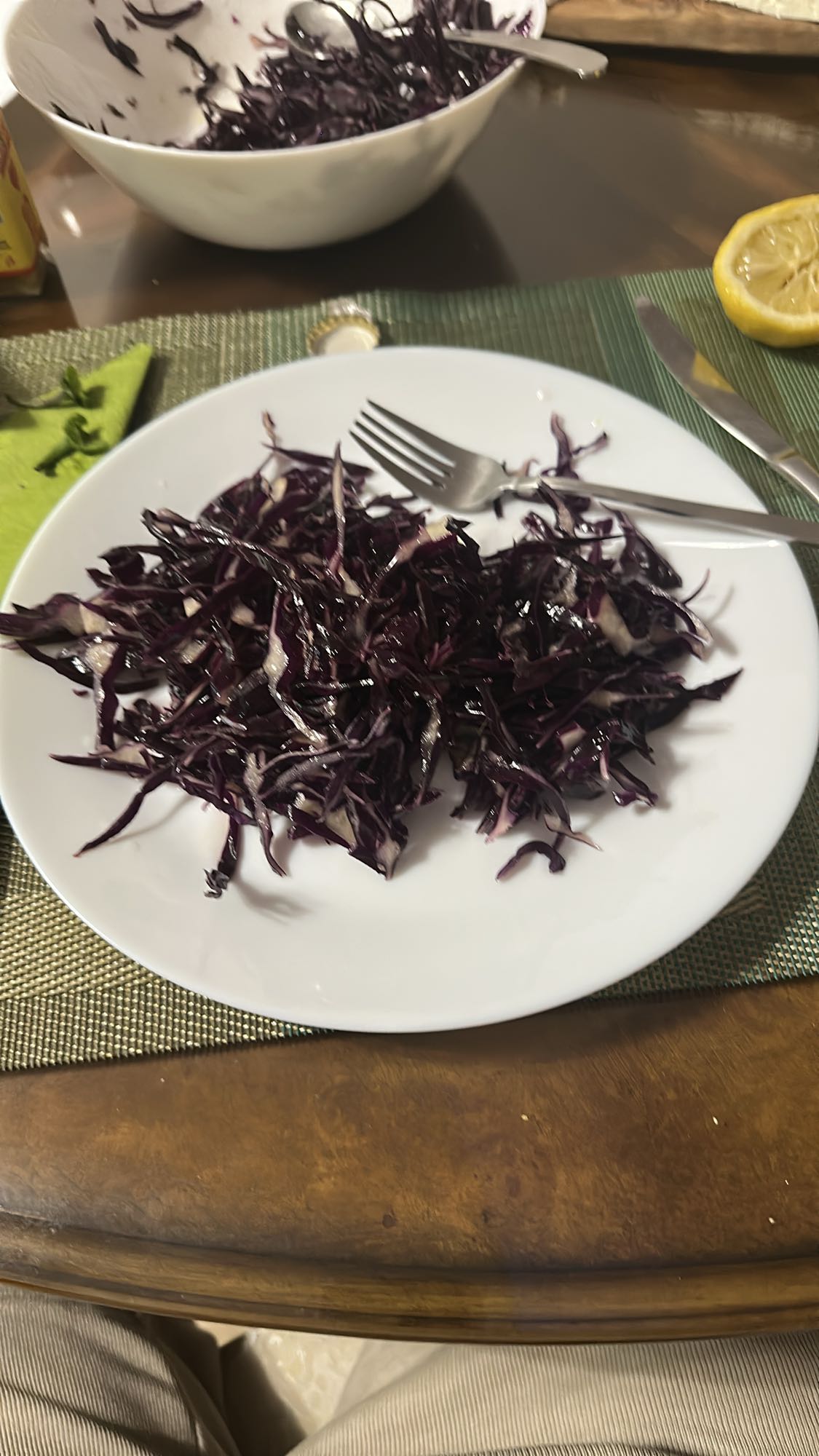 Red Cabbage Salad