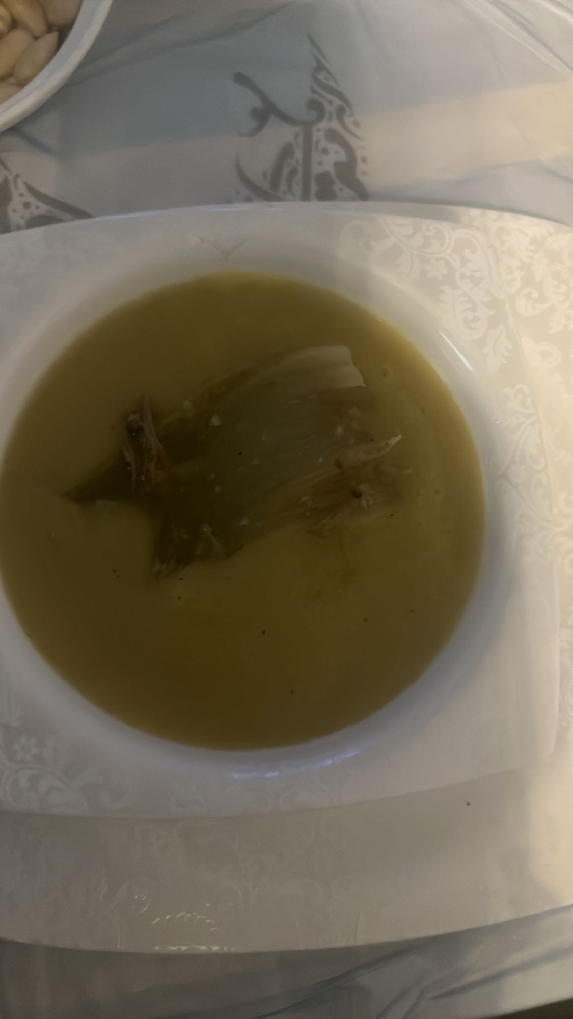 Soupe aux légumes et viande