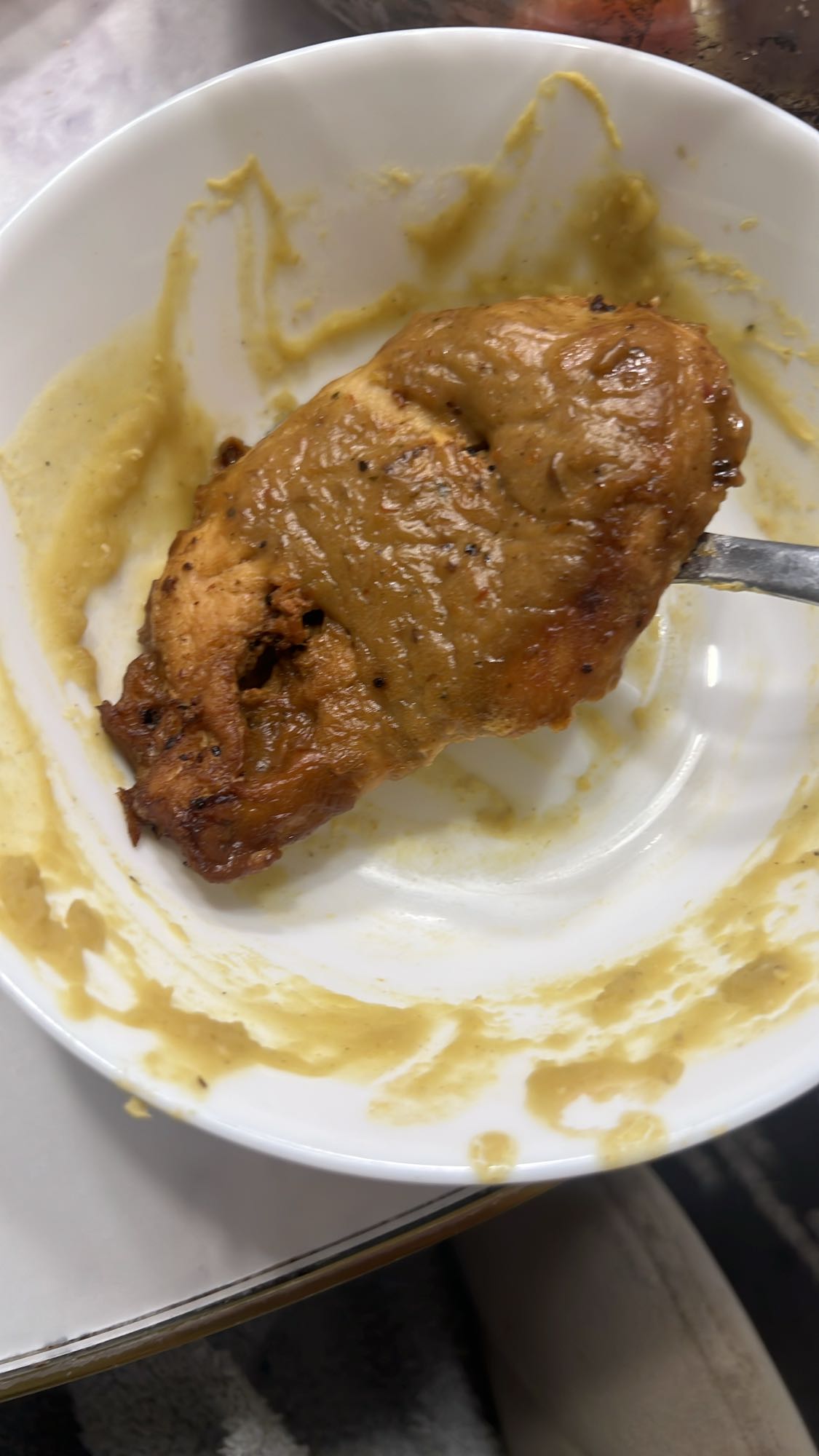 Kyckling med senapssås