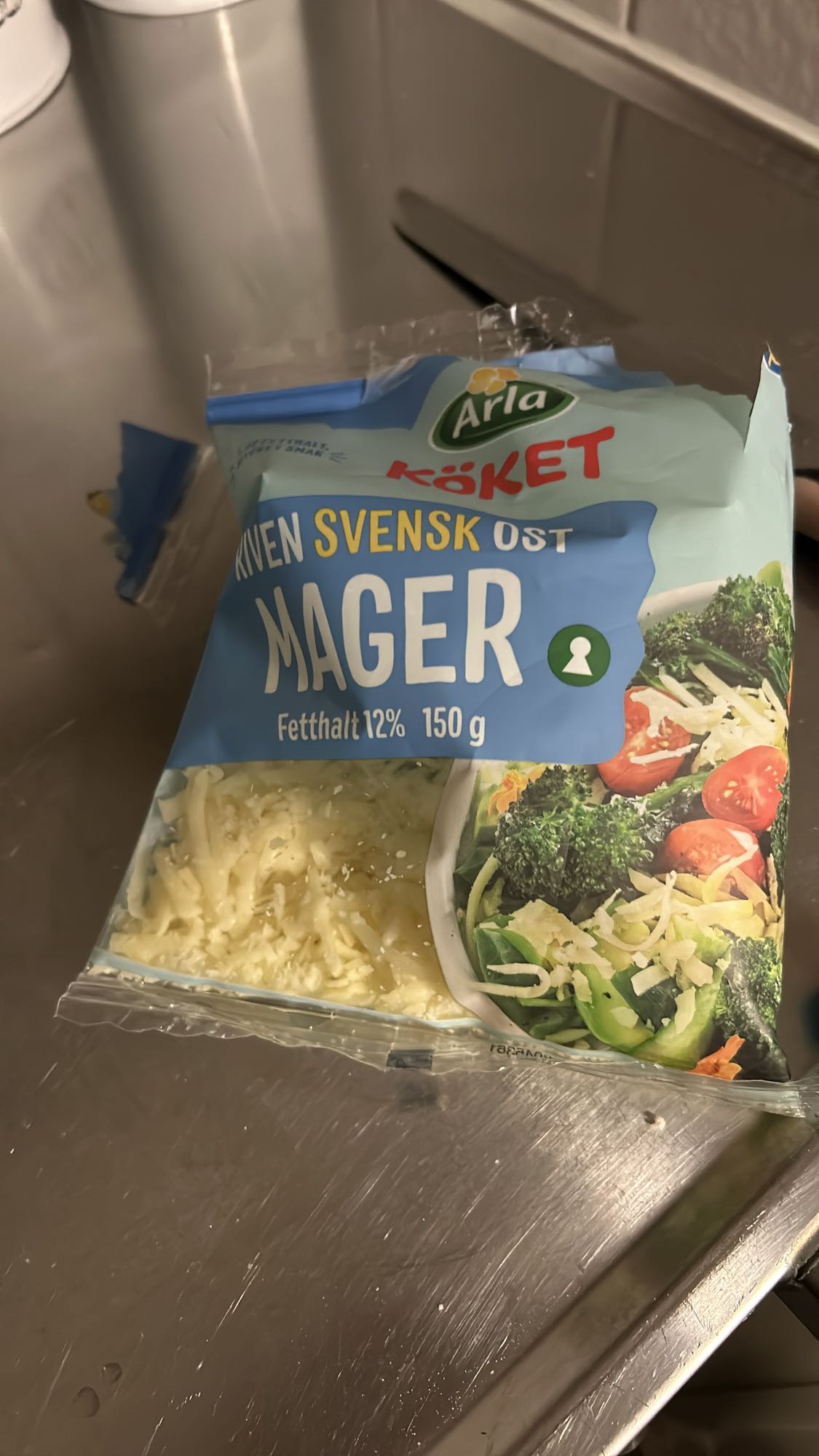 Riven svensk ost mager