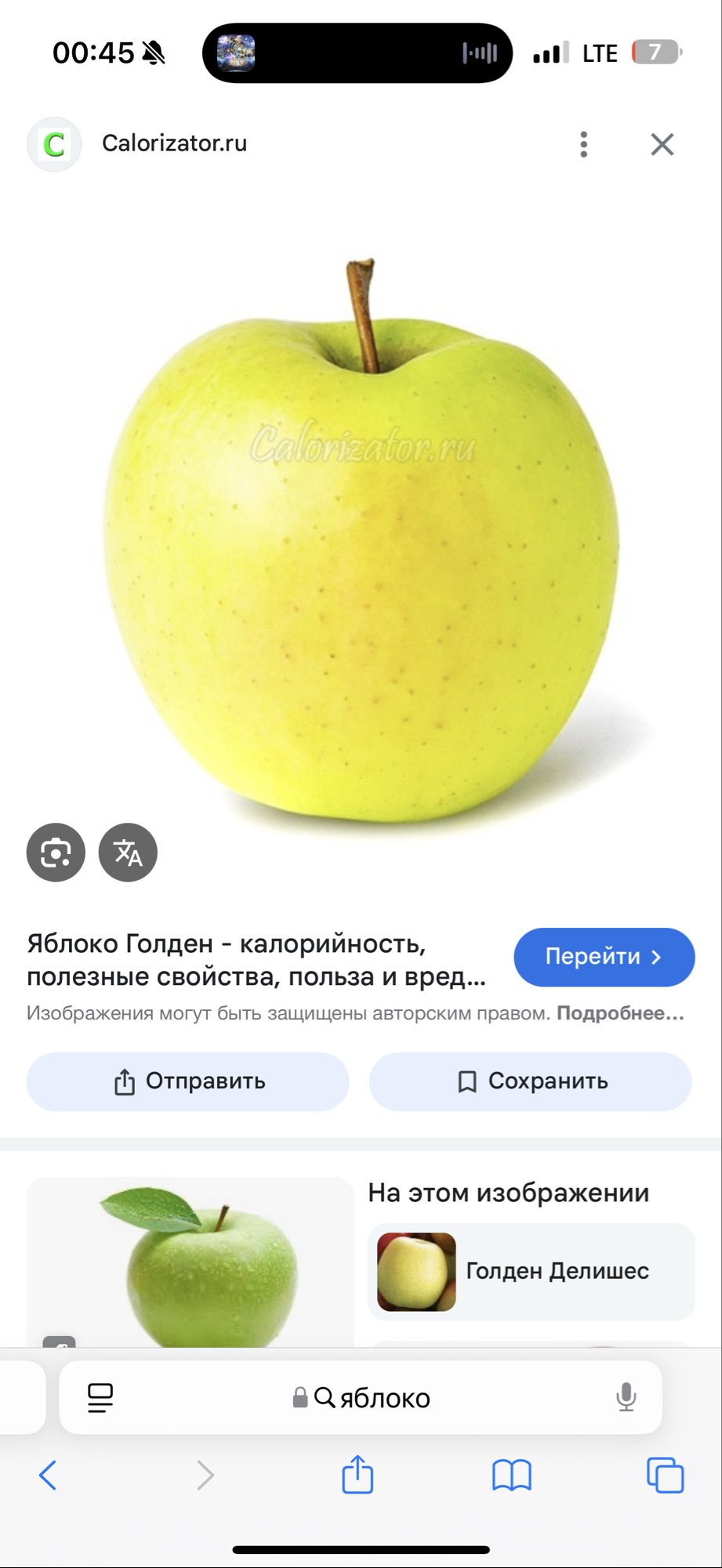 Яблоко Голден