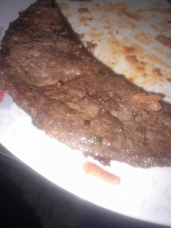 Carne asada con tortilla