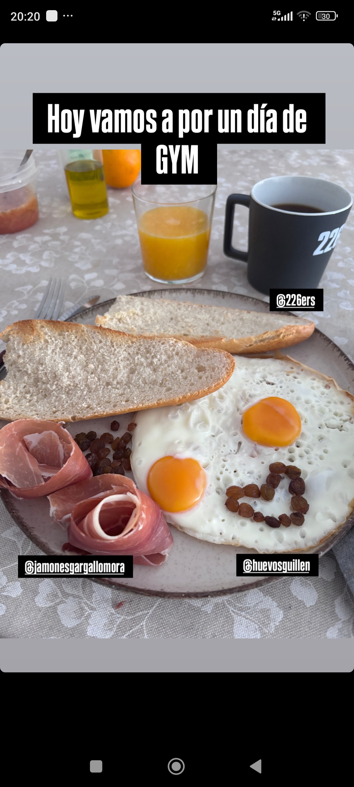 Desayuno energético