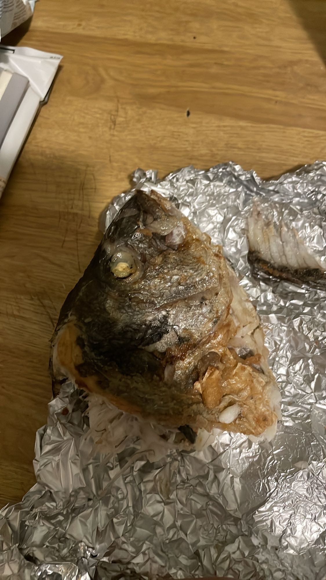 Grilled Fish Head