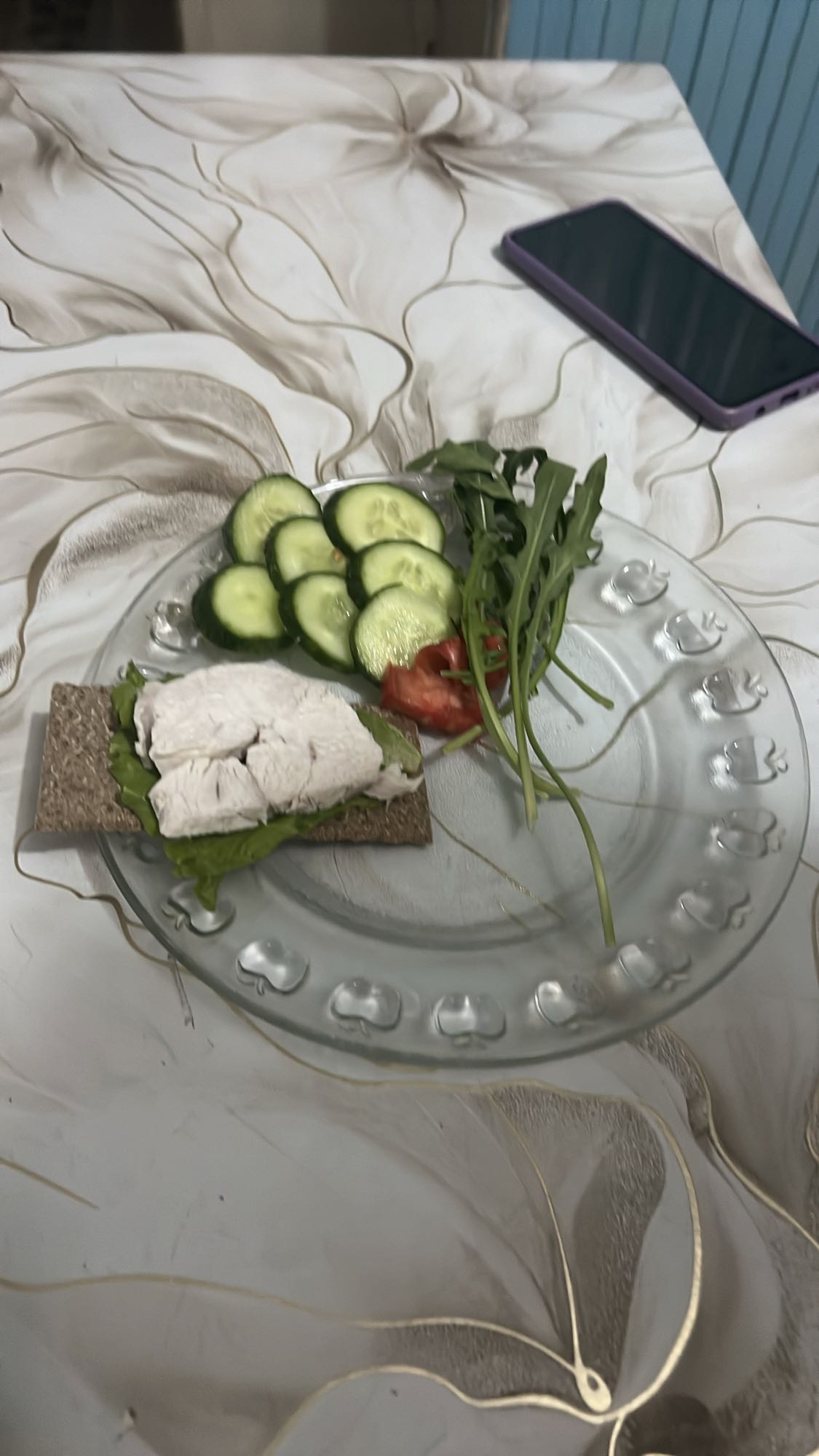 Chicken Crispbread Salad