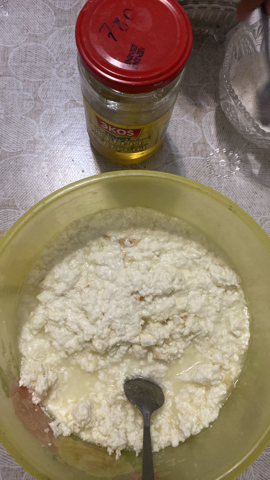 Творог с медом