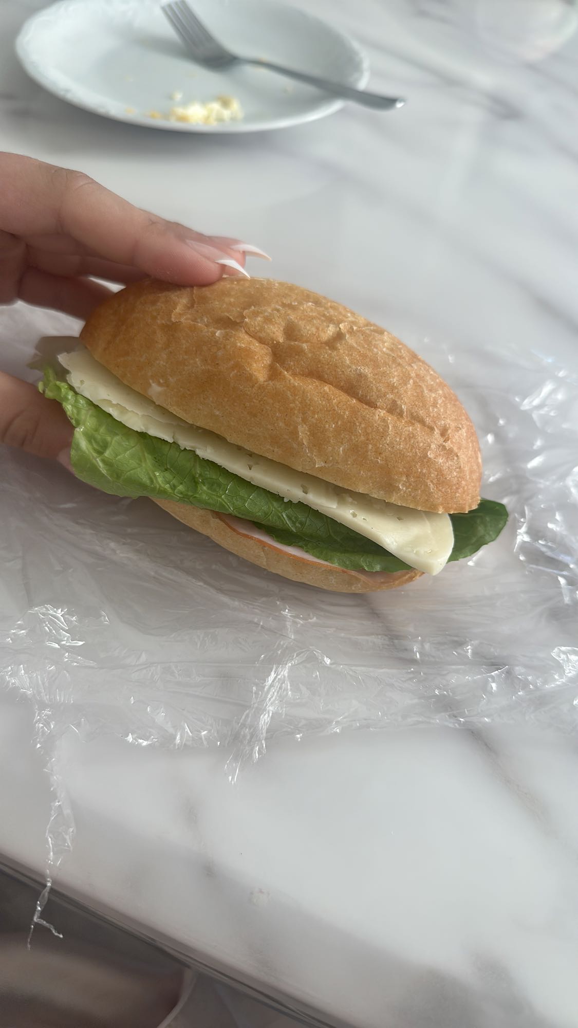 Ost- och salladssmörgås