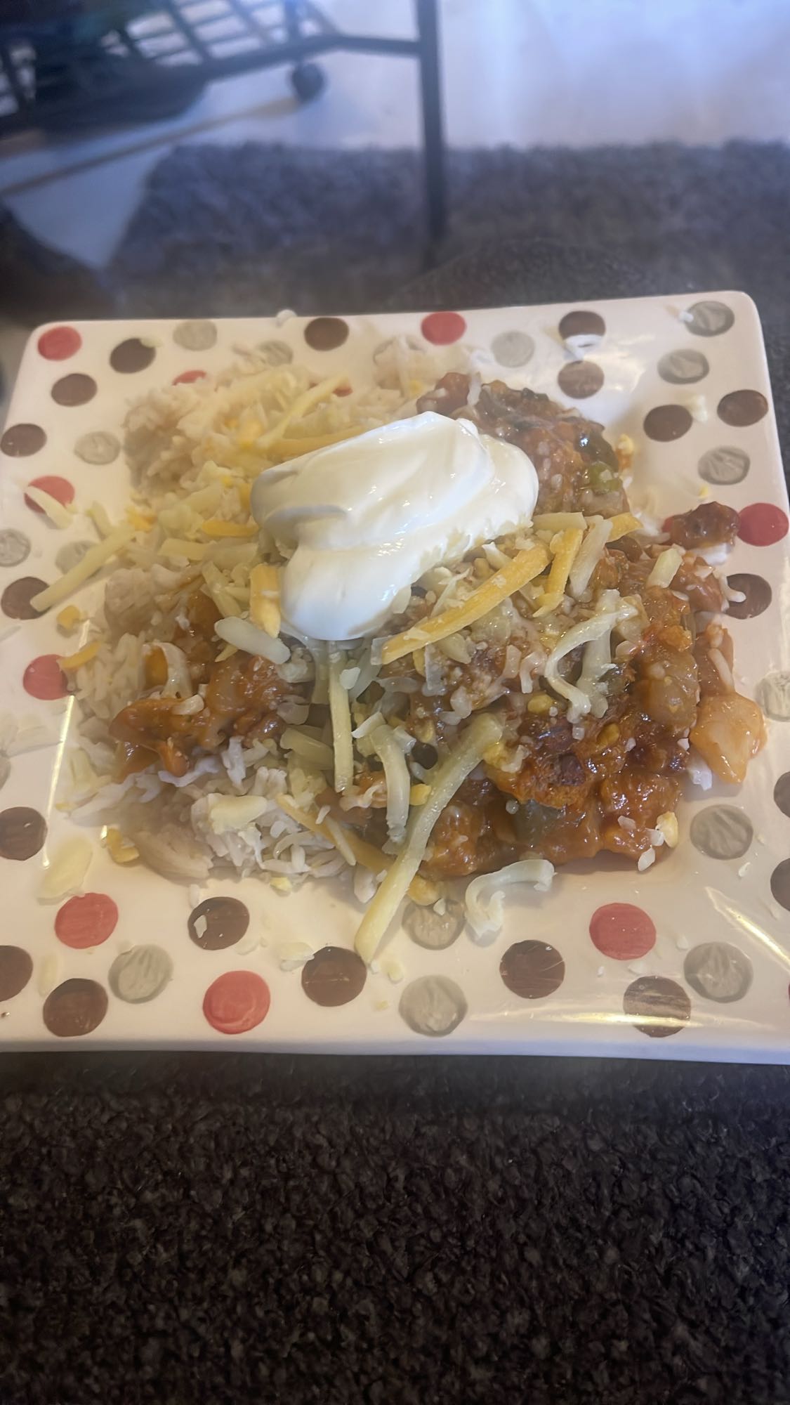 Cheesy Chili Rice