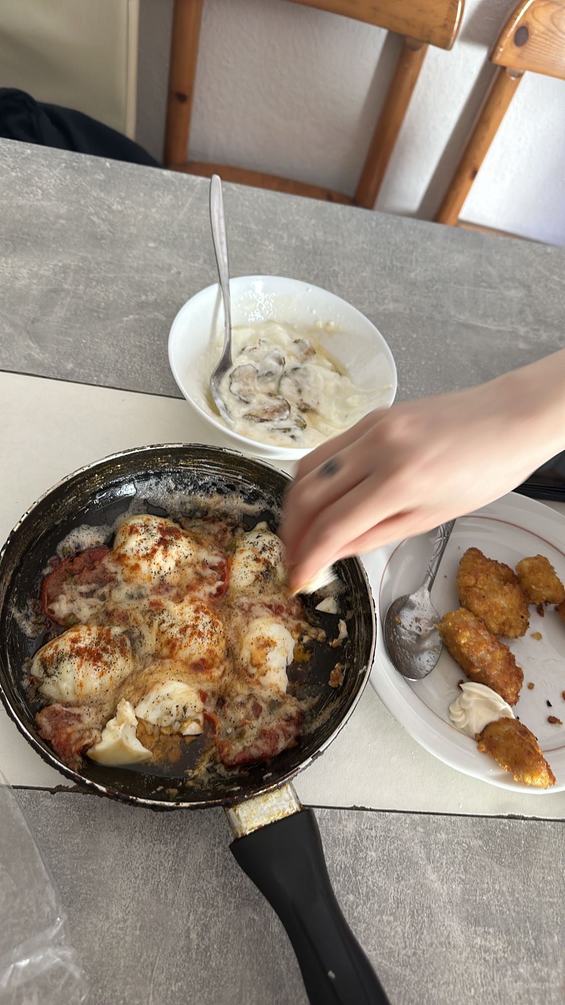 Peynirli Yumurta Tava