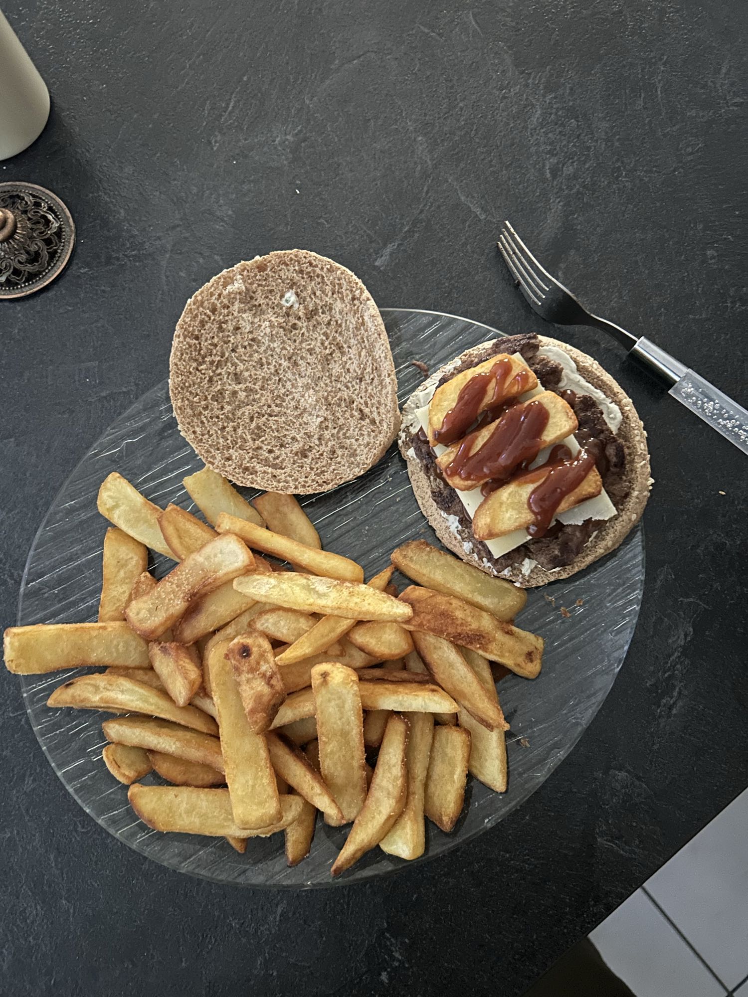 Burger et frites maison