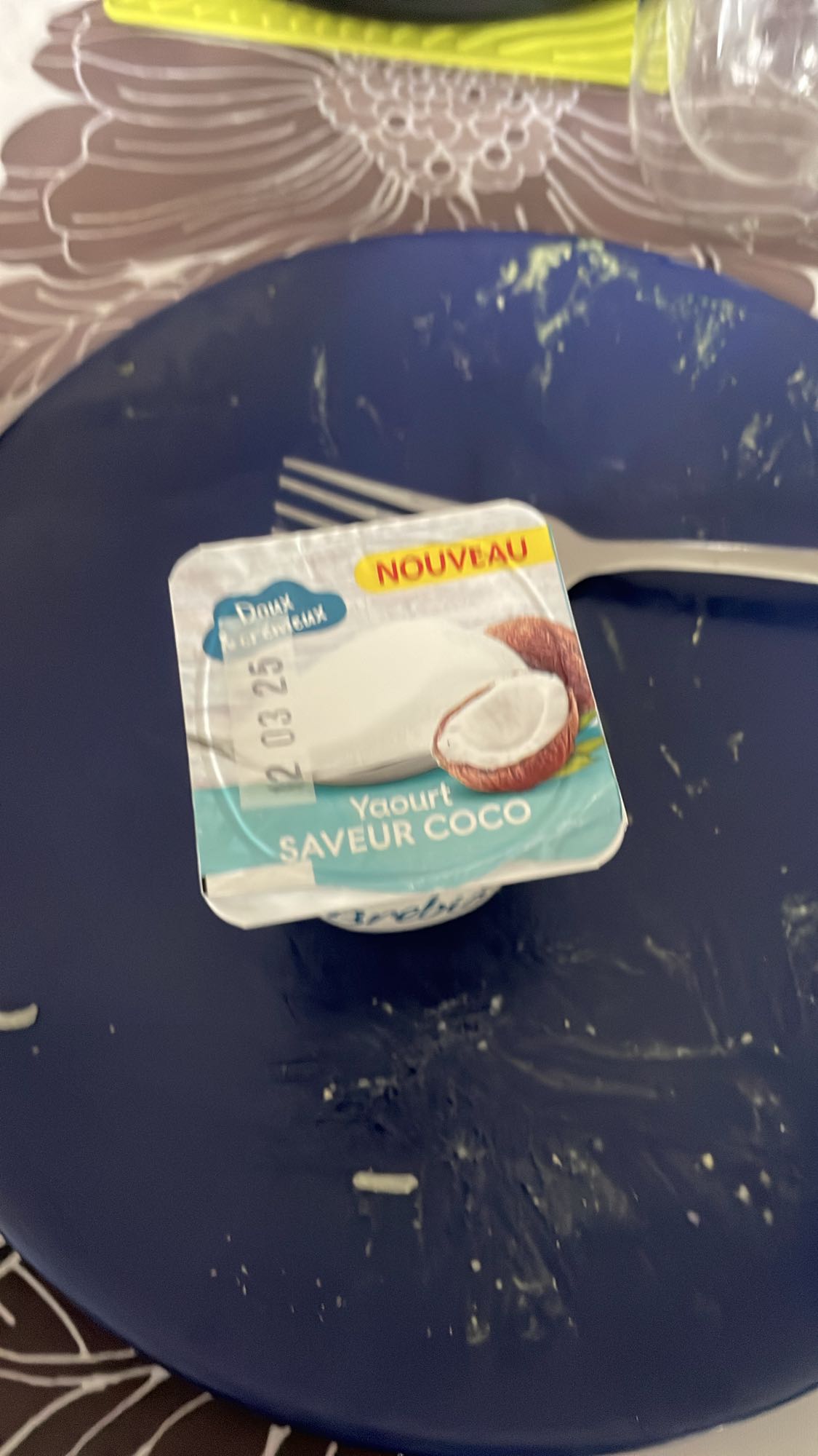 Yaourt saveur coco