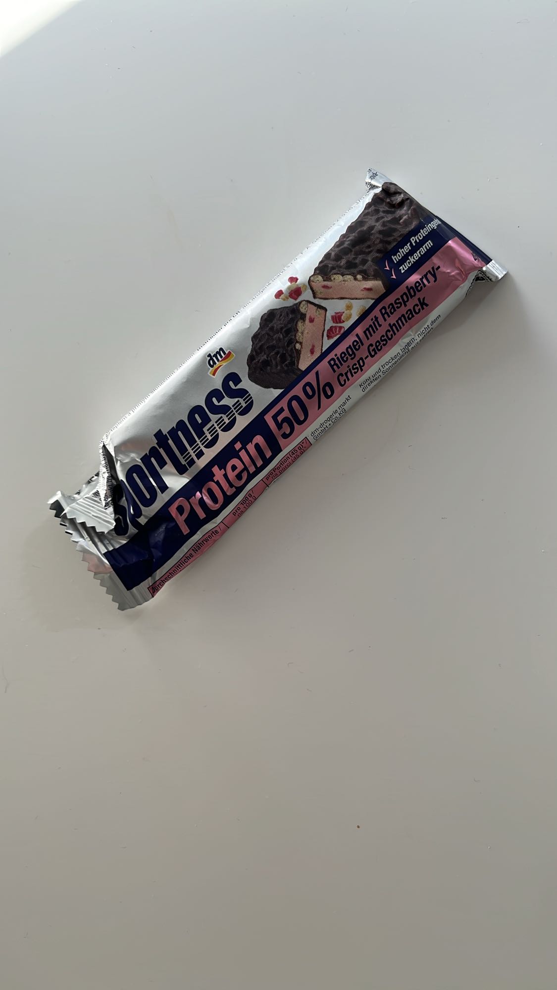 Proteinriegel Himbeere