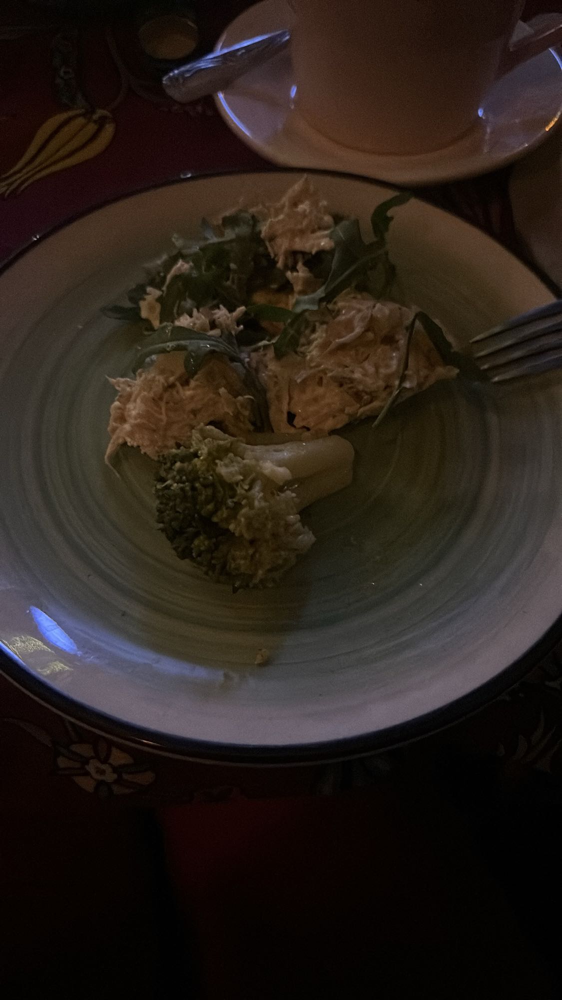 Куриный салат с брокколи