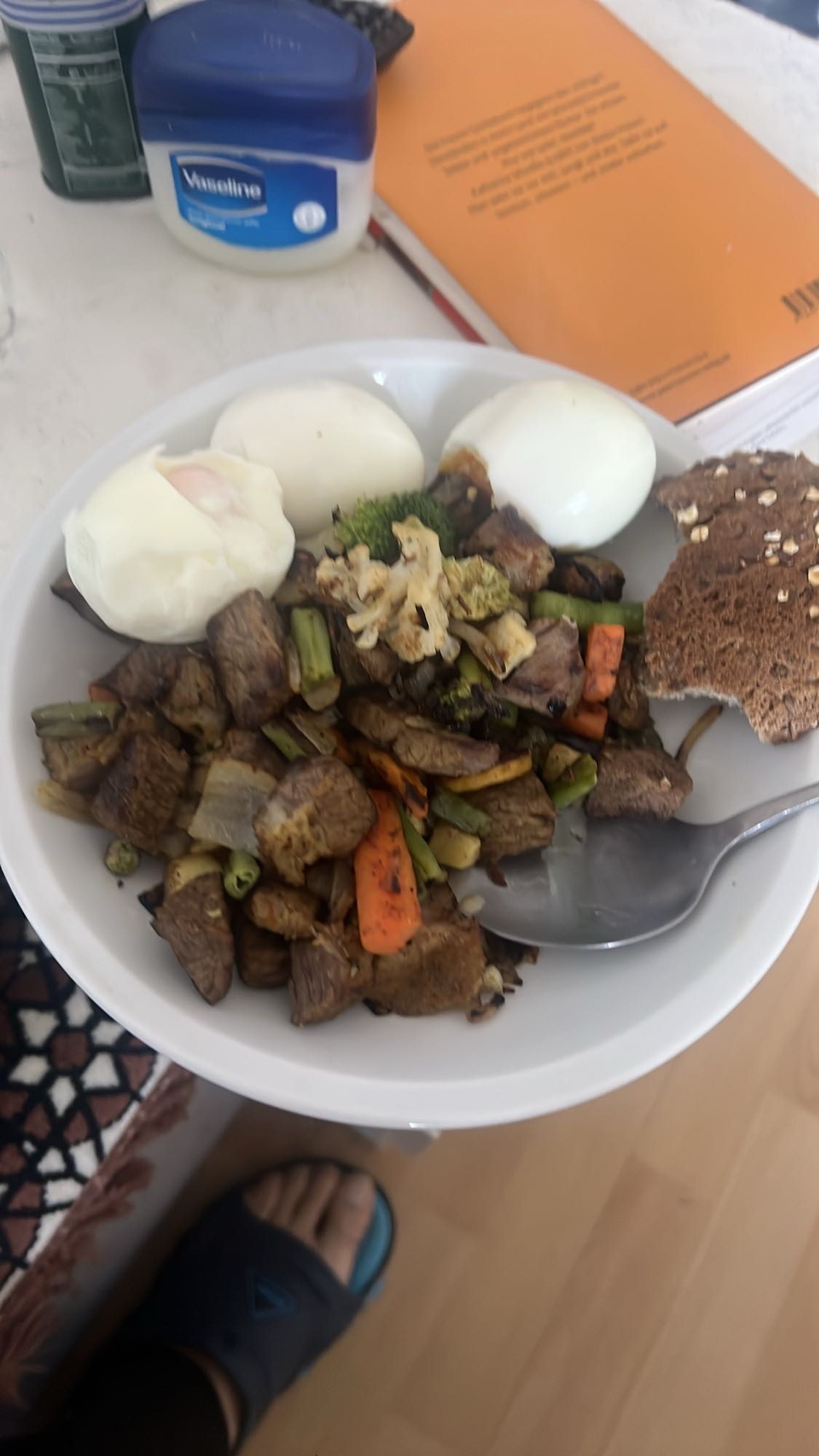 Eiweißreiches Abendessen