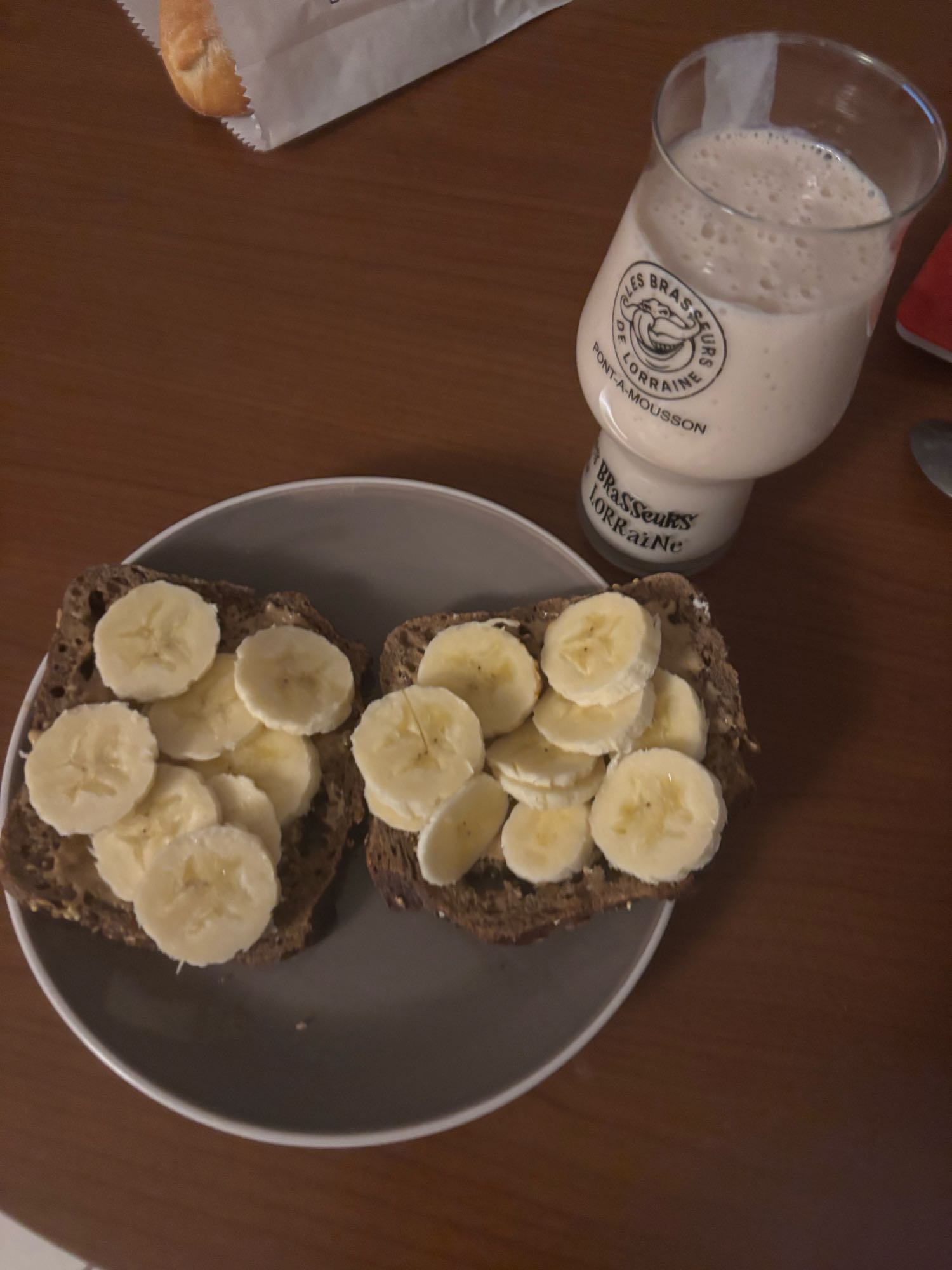 Tartines à la banane