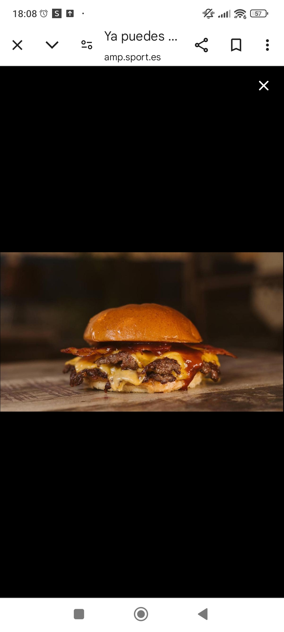 Hamburguesa Doble Queso